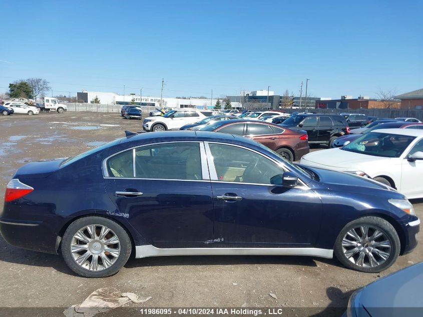 2010 Hyundai Genesis 3.8 Premium VIN: KMHGC4DE9AU076647 Lot: 11986095