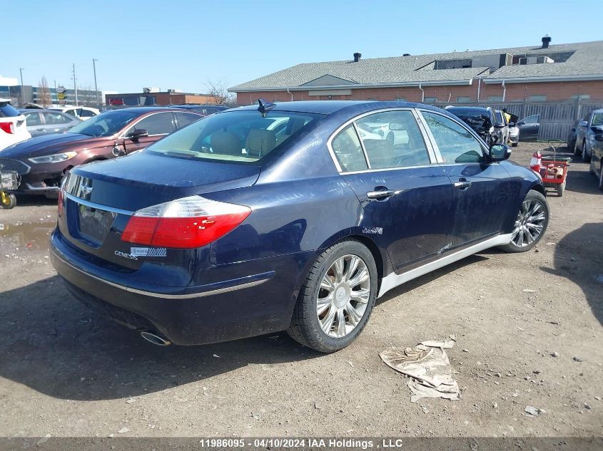 2010 Hyundai Genesis 3.8 Premium VIN: KMHGC4DE9AU076647 Lot: 11986095