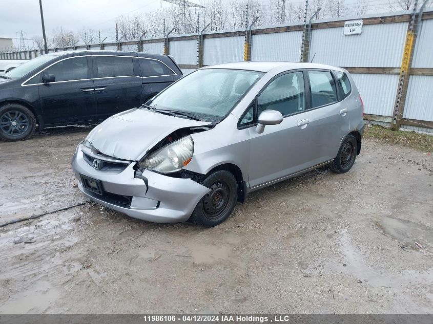 2008 Honda Fit VIN: JHMGD37428S806532 Lot: 11986106