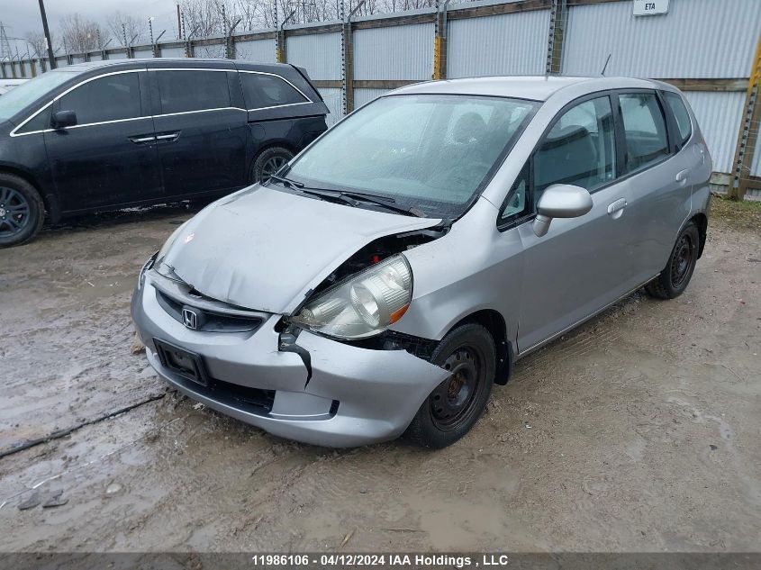 2008 Honda Fit VIN: JHMGD37428S806532 Lot: 11986106