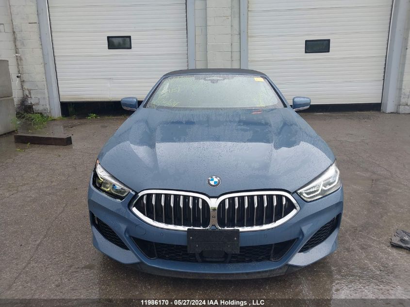 2019 BMW 8 Series M850I xDrive VIN: WBAFY4C52KBX39151 Lot: 11986170