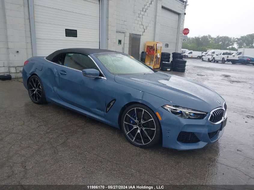 2019 BMW 8 Series M850I xDrive VIN: WBAFY4C52KBX39151 Lot: 11986170