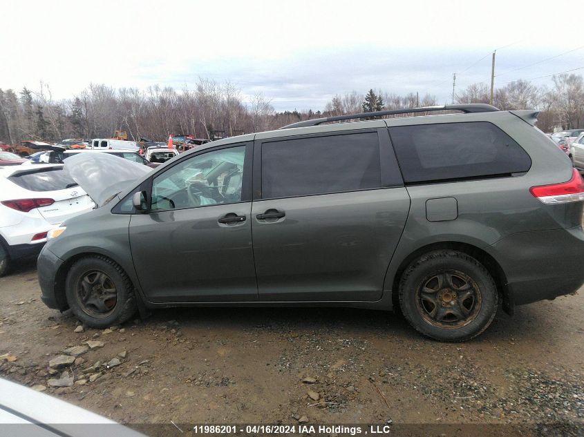 2013 Toyota Sienna V6 7 Passenger VIN: 5TDZK3DC1DS351462 Lot: 11986201
