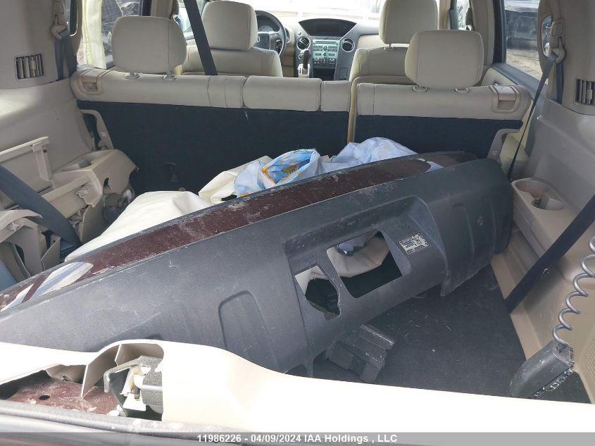 2009 Honda Pilot Ex VIN: 5FNYF48439B005711 Lot: 11986226