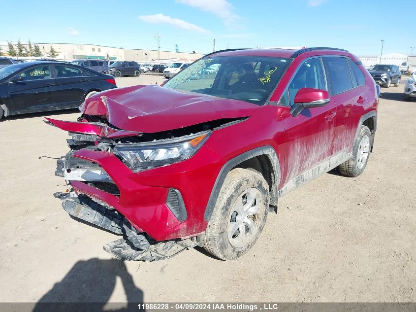 2020 Toyota Rav4 Le VIN: 2T3B1RFV9LW119145 Lot: 11986228