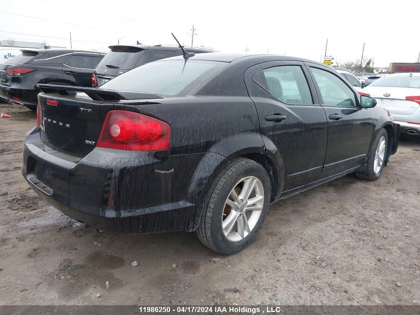 2014 Dodge Avenger Sxt VIN: 1C3CDZCBXEN121622 Lot: 11986250