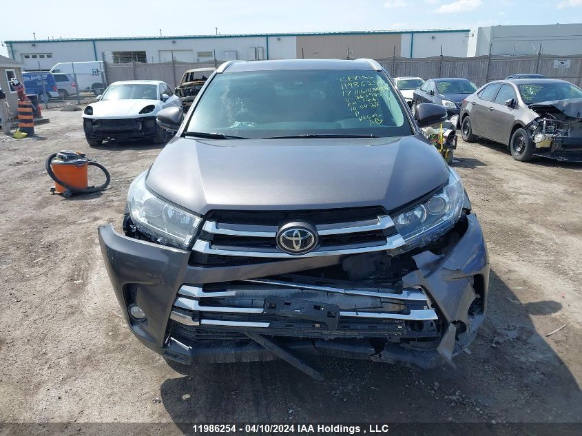 2017 Toyota Highlander Se/Xle VIN: 5TDJZRFH1HS363945 Lot: 11986254