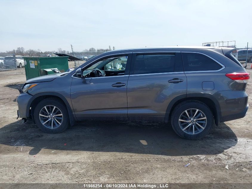 2017 Toyota Highlander Se/Xle VIN: 5TDJZRFH1HS363945 Lot: 11986254