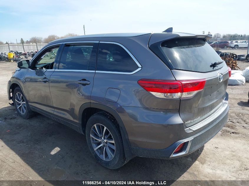 2017 Toyota Highlander Se/Xle VIN: 5TDJZRFH1HS363945 Lot: 11986254