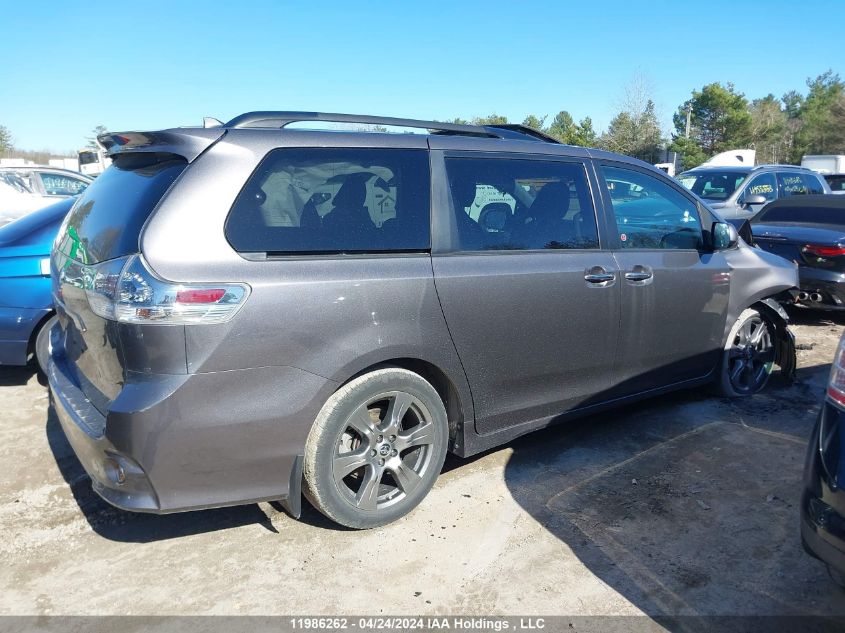 2019 Toyota Sienna Se 8-Passenger VIN: 5TDXZ3DC7KS981521 Lot: 11986262