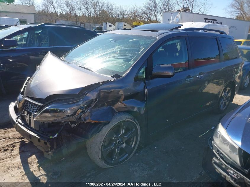 2019 Toyota Sienna Se 8-Passenger VIN: 5TDXZ3DC7KS981521 Lot: 11986262