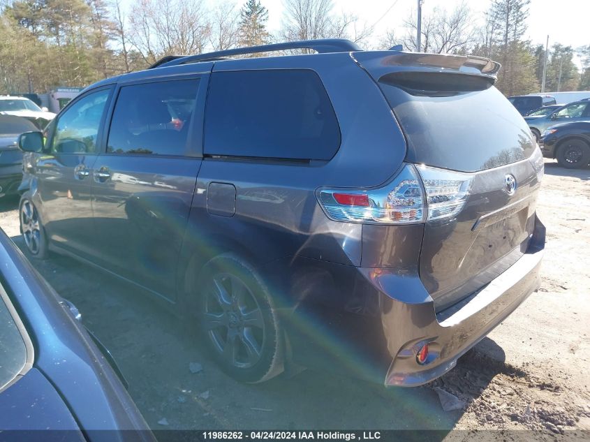 2019 Toyota Sienna Se 8-Passenger VIN: 5TDXZ3DC7KS981521 Lot: 11986262