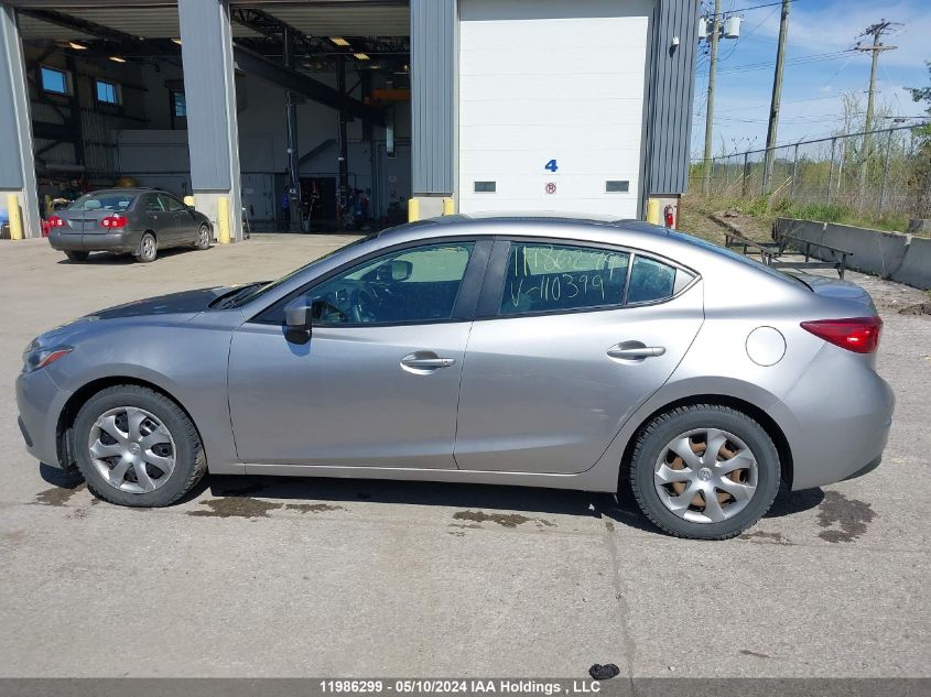 2014 Mazda Mazda3 VIN: 3MZBM1U78EM110399 Lot: 11986299