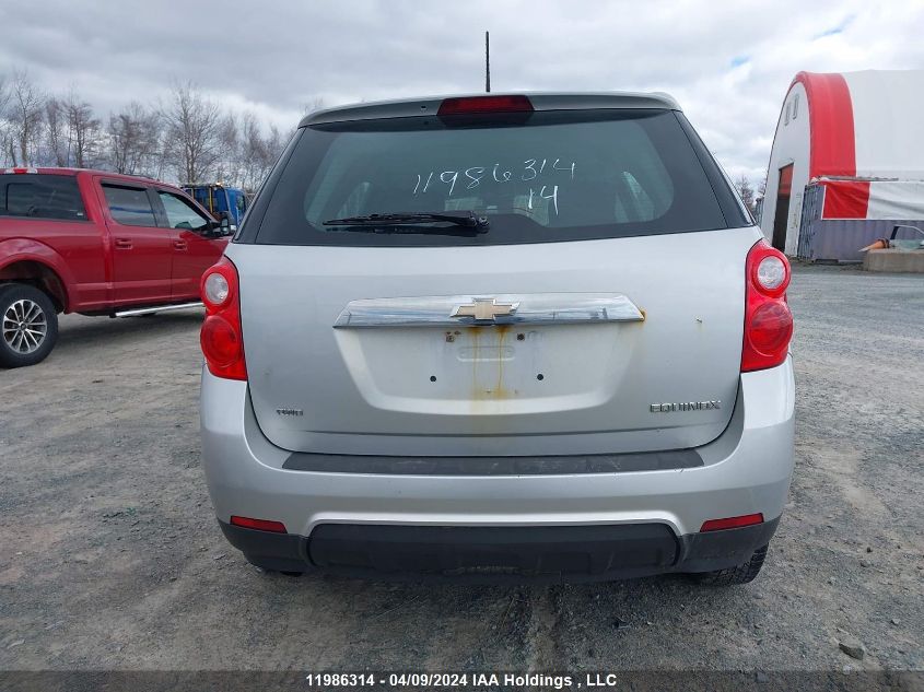 2014 Chevrolet Equinox VIN: 2GNFLEEK0E6152830 Lot: 11986314