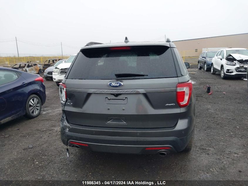 2017 Ford Explorer Xlt VIN: 1FM5K8D82HGC63877 Lot: 11986345