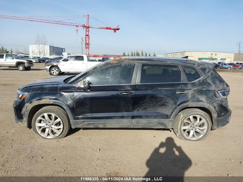2022 Volkswagen Taos VIN: 3VVLX7B20NM097836 Lot: 11986355