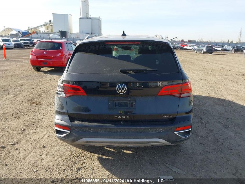 2022 Volkswagen Taos VIN: 3VVLX7B20NM097836 Lot: 11986355