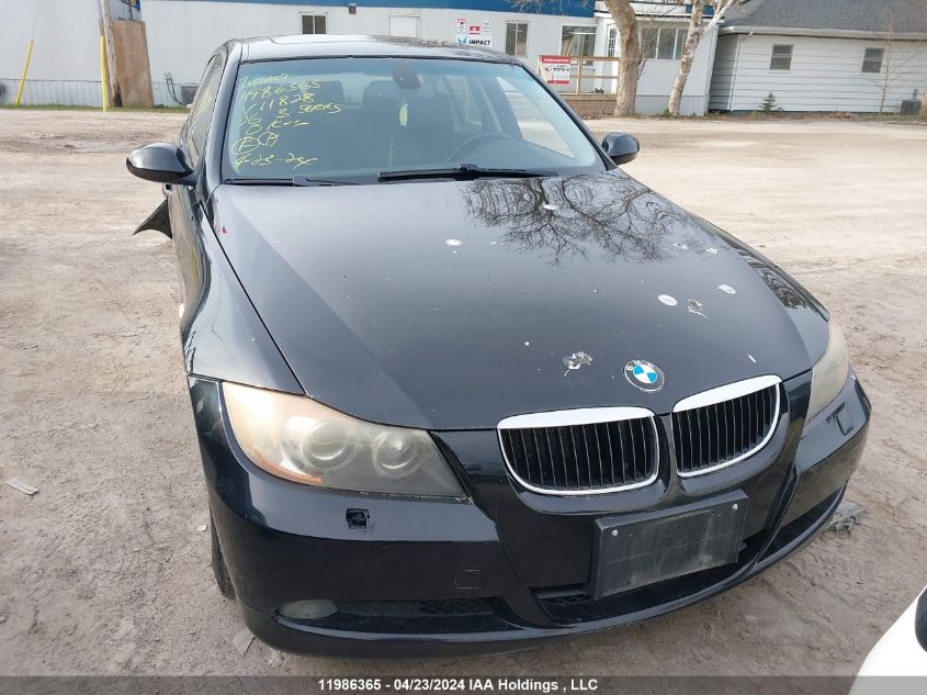 2006 BMW 3 Series VIN: WBAVD13586KV11828 Lot: 11986365