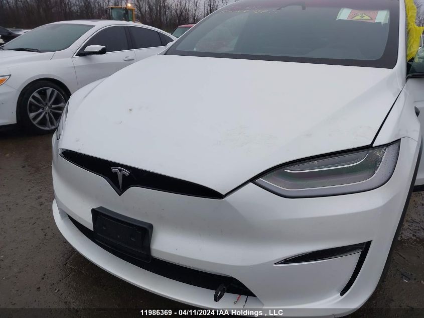 2023 Tesla Model X VIN: 7SAXCBE52PF399417 Lot: 11986369