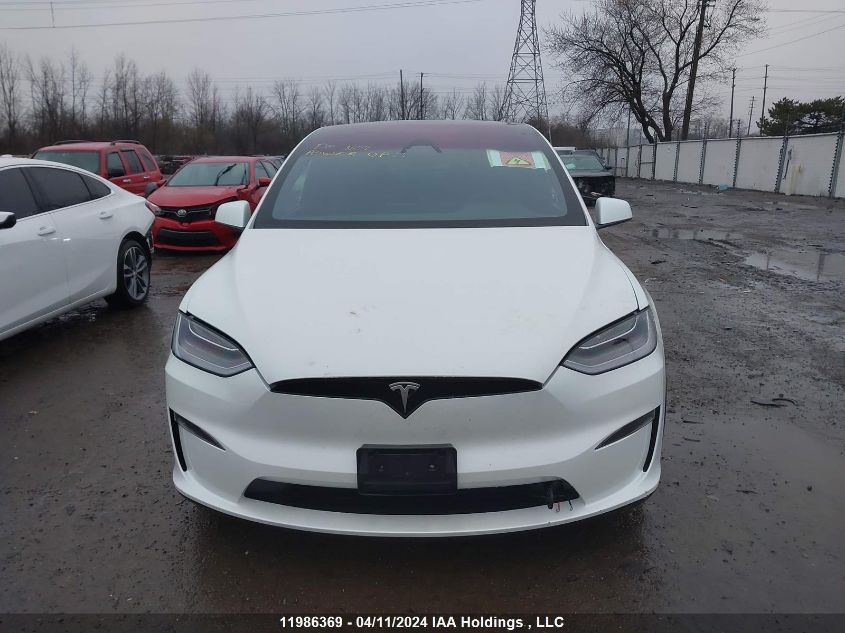 2023 Tesla Model X VIN: 7SAXCBE52PF399417 Lot: 11986369