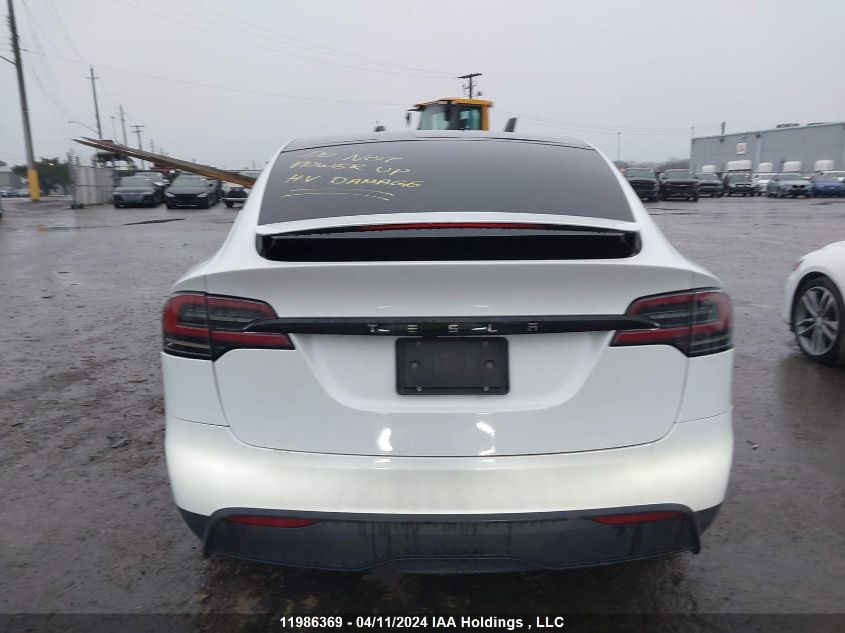 2023 Tesla Model X VIN: 7SAXCBE52PF399417 Lot: 11986369