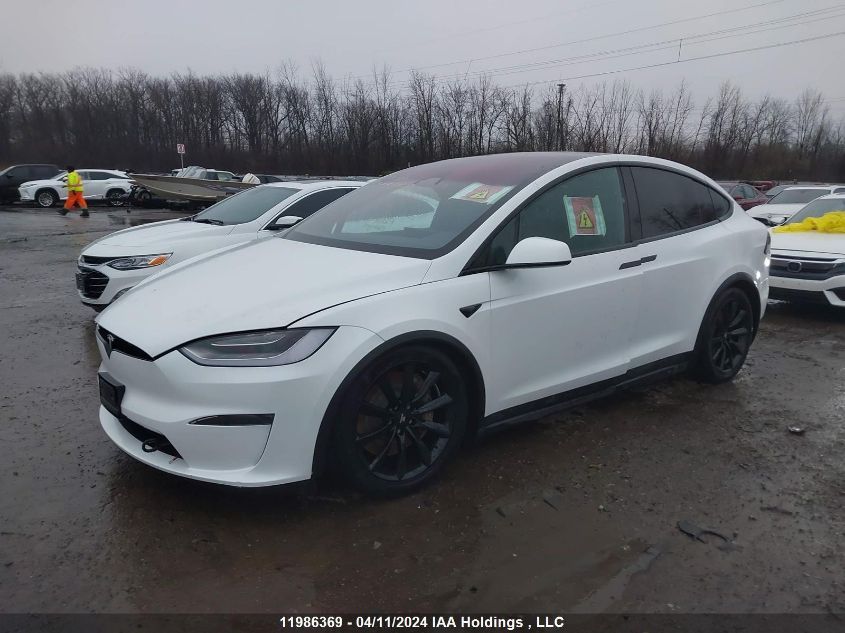 2023 Tesla Model X VIN: 7SAXCBE52PF399417 Lot: 11986369