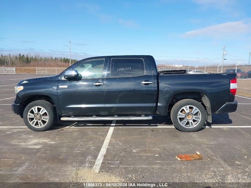 2018 Toyota Tundra Crewmax 1794/Platinum VIN: 5TFAY5F11JX718272 Lot: 11986373