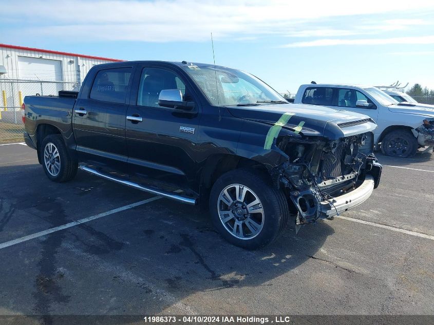 2018 Toyota Tundra Crewmax 1794/Platinum VIN: 5TFAY5F11JX718272 Lot: 11986373