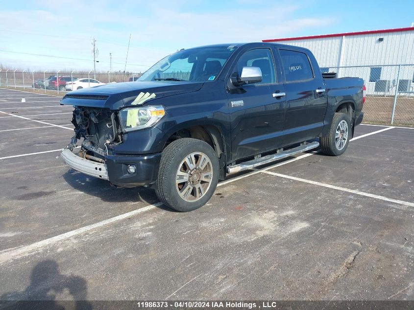 2018 Toyota Tundra Crewmax 1794/Platinum VIN: 5TFAY5F11JX718272 Lot: 11986373