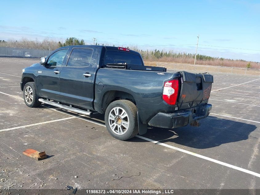 2018 Toyota Tundra Crewmax 1794/Platinum VIN: 5TFAY5F11JX718272 Lot: 11986373