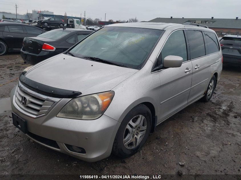 2008 Honda Odyssey Touring VIN: 5FNRL388X8B501260 Lot: 39206845