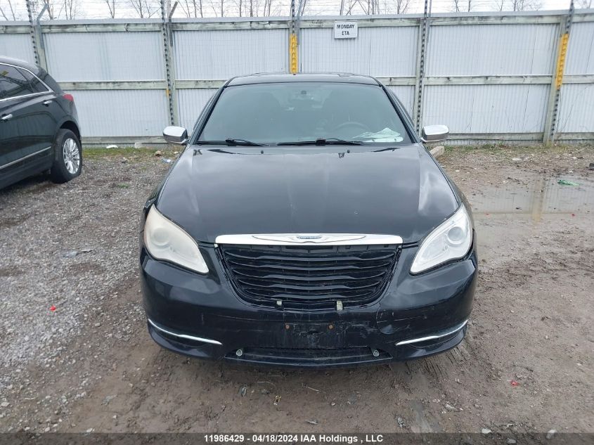 2013 Chrysler 200 Limited VIN: 1C3CCBCG1DN772125 Lot: 11986429