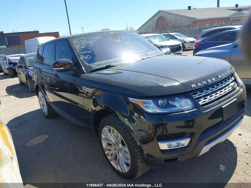 2016 Land Rover Range Rover Sport VIN: SALWR2KF1GA119279 Lot: 11986437