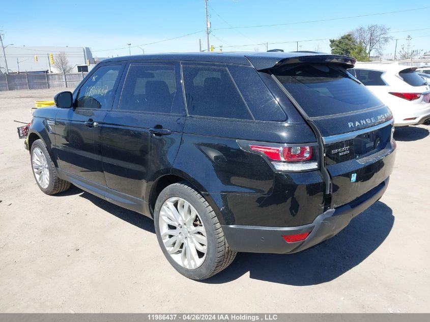 2016 Land Rover Range Rover Sport VIN: SALWR2KF1GA119279 Lot: 11986437