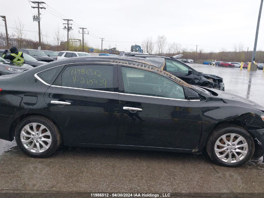 2018 Nissan Sentra S/Sv/Sr/Sl VIN: 3N1AB7AP0JY210739 Lot: 11986512