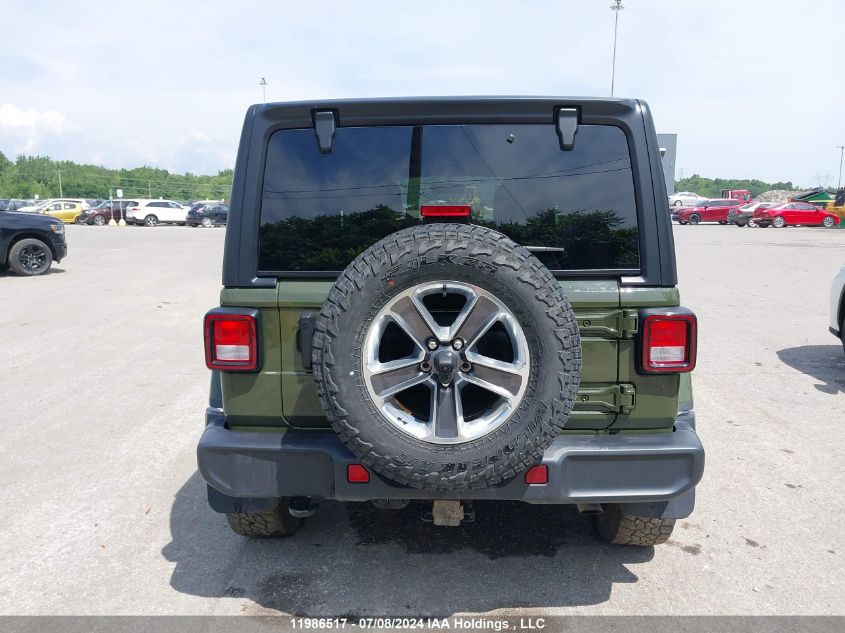 2022 Jeep Wrangler Unlimited Sahara VIN: 1C4HJXEN2NW160415 Lot: 11986517