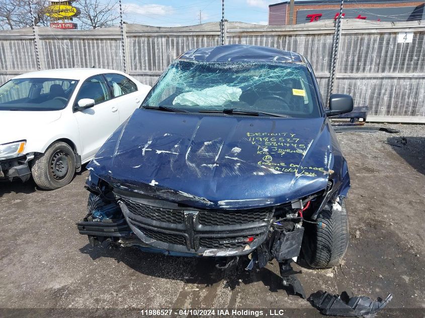 2017 Dodge Journey Se VIN: 3C4PDCAB3HT584445 Lot: 11986527