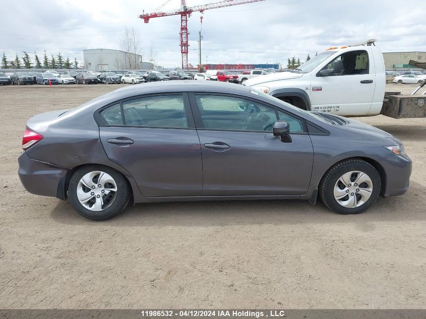 2014 Honda Civic VIN: 2HGFB2F47EH005291 Lot: 11986532