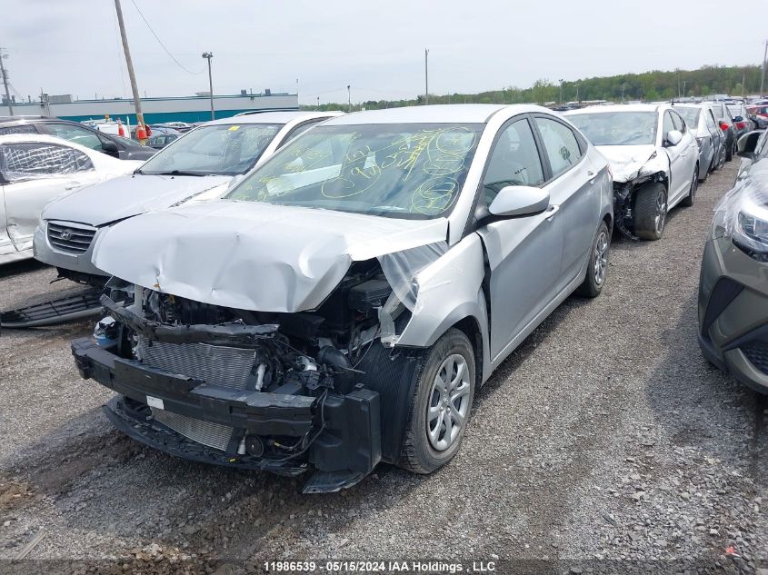 2014 Hyundai Accent Gls/Gs VIN: KMHCT4AE6EU666443 Lot: 11986539