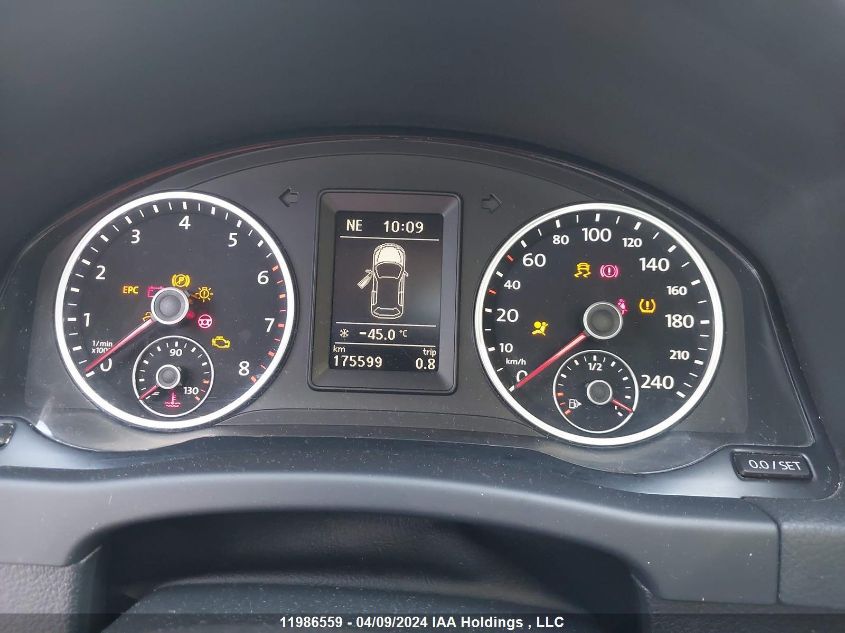 2014 Volkswagen Tiguan VIN: WVGJV3AX8EW551697 Lot: 11986559