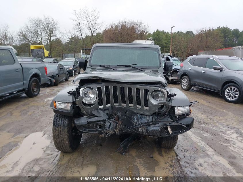 2023 Jeep Wrangler 4-Door Sahara VIN: 1C4HJXEN4PW587372 Lot: 11986586