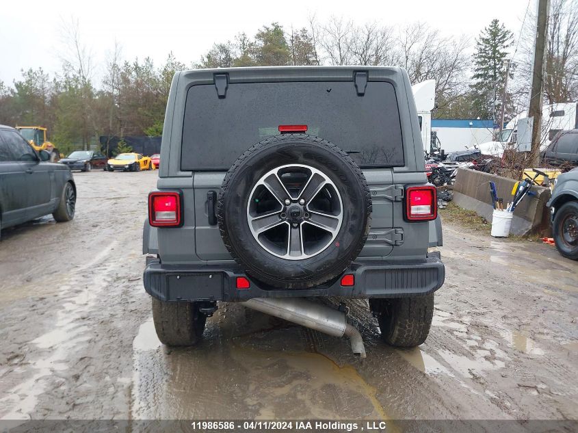 2023 Jeep Wrangler 4-Door Sahara VIN: 1C4HJXEN4PW587372 Lot: 11986586