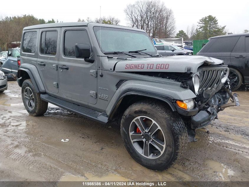 2023 Jeep Wrangler 4-Door Sahara VIN: 1C4HJXEN4PW587372 Lot: 11986586