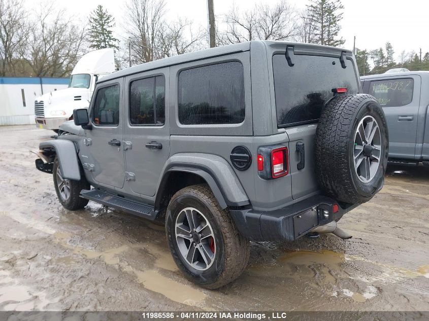 2023 Jeep Wrangler 4-Door Sahara VIN: 1C4HJXEN4PW587372 Lot: 11986586