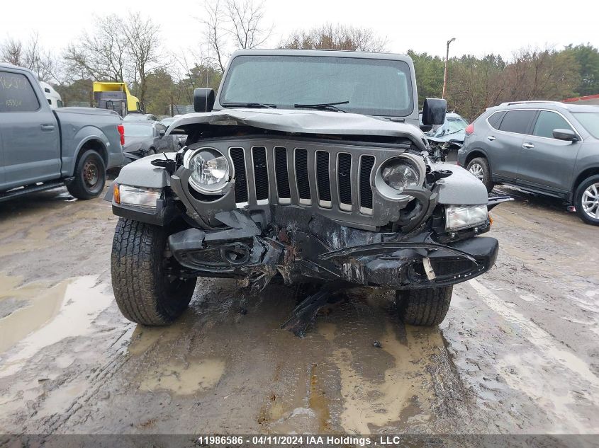 2023 Jeep Wrangler 4-Door Sahara VIN: 1C4HJXEN4PW587372 Lot: 11986586