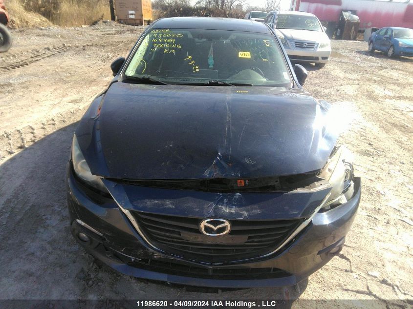 2014 Mazda 3 Touring VIN: JM1BM1V70E1164469 Lot: 11986620
