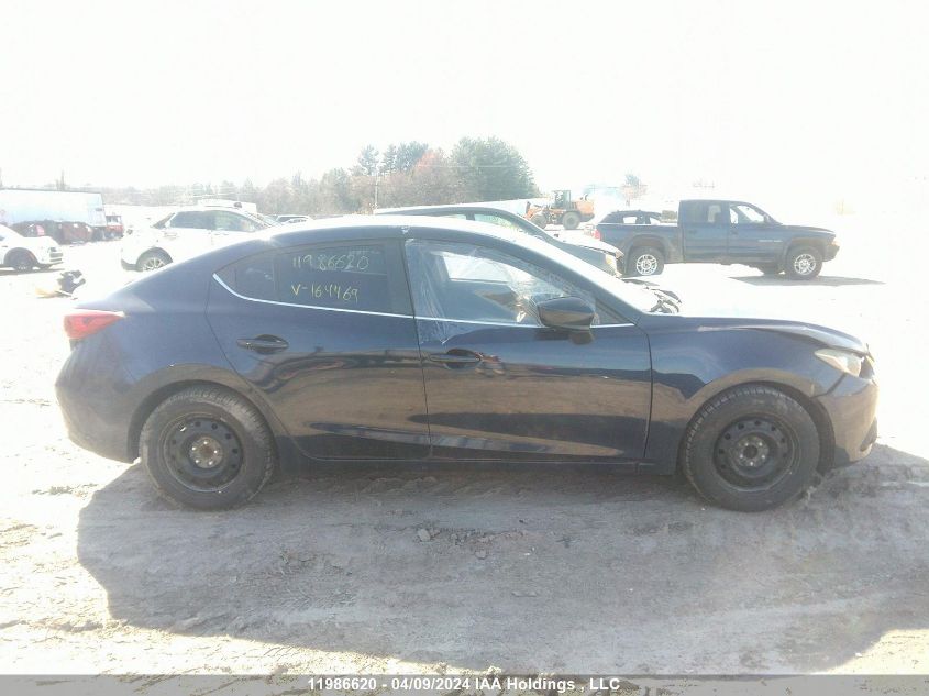 2014 Mazda 3 Touring VIN: JM1BM1V70E1164469 Lot: 11986620