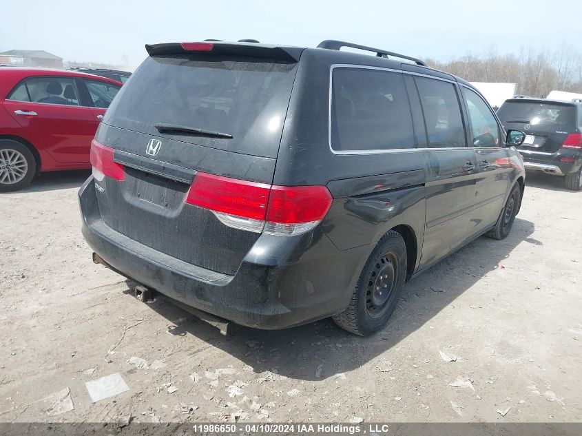 2010 Honda Odyssey Exl VIN: 5FNRL3H76AB507179 Lot: 11986650