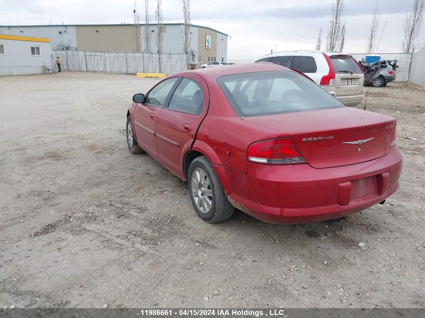 2005 Chrysler Sebring Limited VIN: 1C3EL66R85N572485 Lot: 11986661