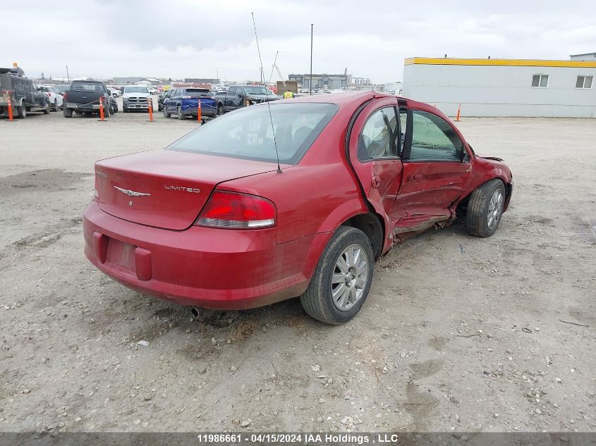 2005 Chrysler Sebring Limited VIN: 1C3EL66R85N572485 Lot: 11986661